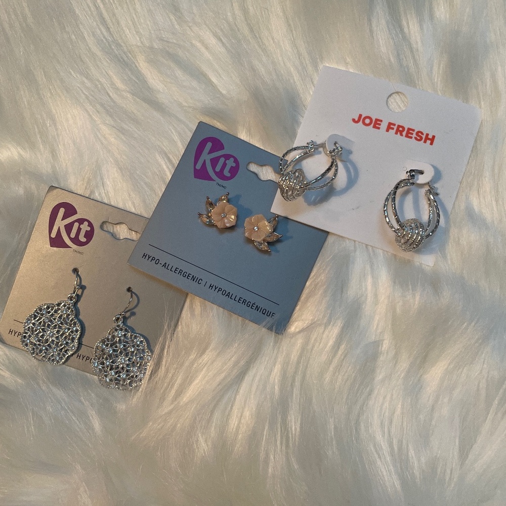NWT Earrings  X4